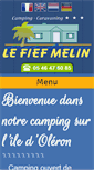 Mobile Screenshot of campingfiefmelin.com